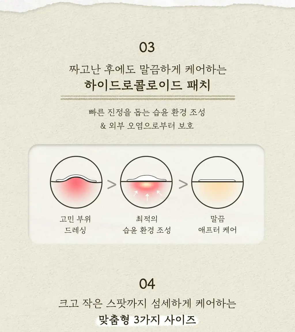 [트러블패치/3가지사이즈] 스킨푸드 시카 클리어 스팟 패치 100매 상세페이지 8